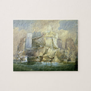 The Battle of Trafalgar, the Beginning of the Acti Jigsaw Puzzle