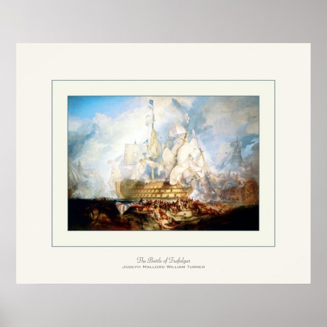 The Battle of Trafalgar ~ Vintage Fine Art Print (Front)