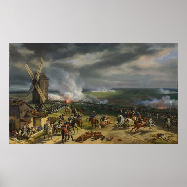 The Battle of Valmy by Jean-Baptiste Mauzaisse Poster (Front)