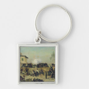 The Battle of Villejuif, Siege of Paris, 1870 Keychain