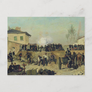 The Battle of Villejuif, Siege of Paris, 1870 Postcard