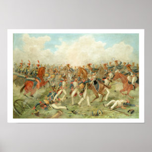 The Battle of Vitoria, June 21st 1813 (w/c on pape Poster