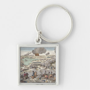 The Battle of Wagram, 6th July 1809 (engraving) Keychain
