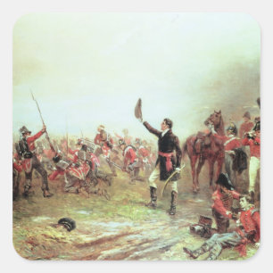 The Battle of Waterloo, 18th June 1815 2 Square Sticker