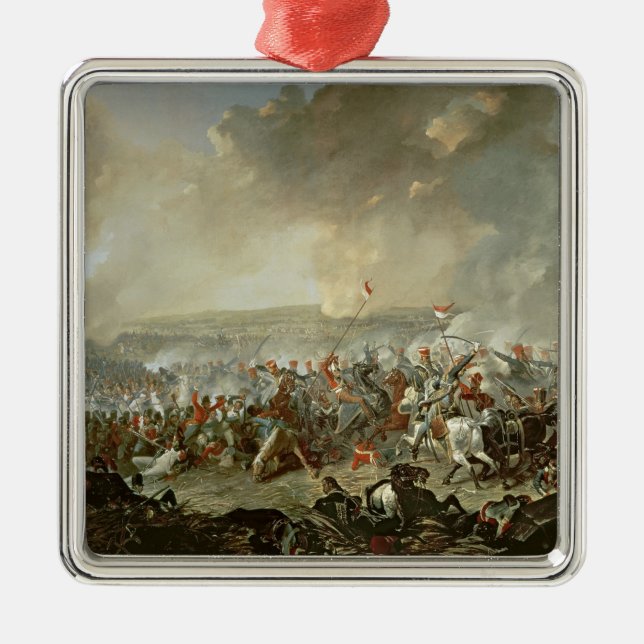 The Battle of Waterloo, 18th June 1815 Metal Ornament (Front)
