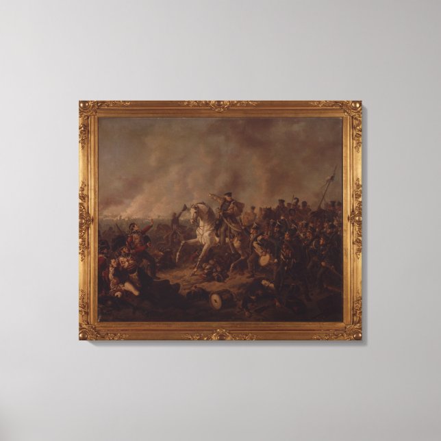 The Battle of Waterloo Canvas Print (Front)