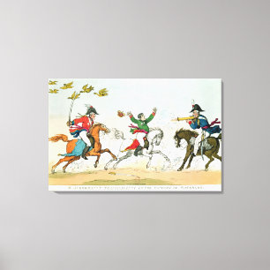 The Battle of Waterloo Canvas Print
