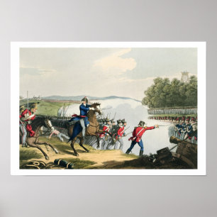 The Battle of Waterloo Decided by the Duke of Well Poster