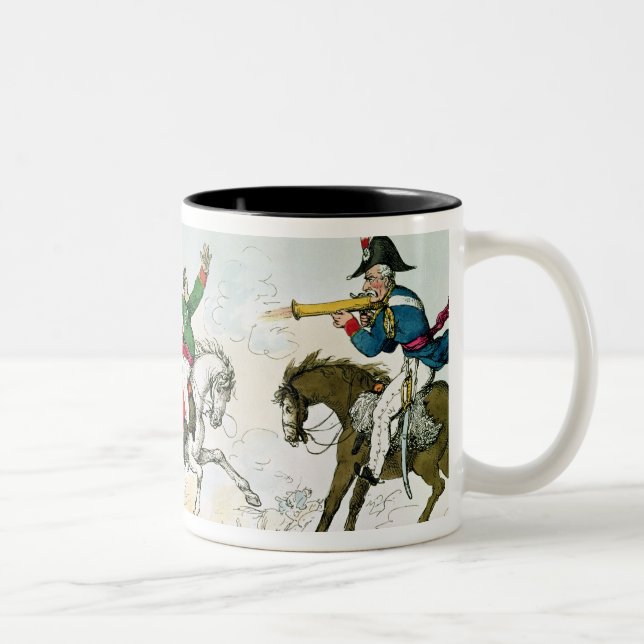 The Battle of Waterloo Two-Tone Coffee Mug (Right)