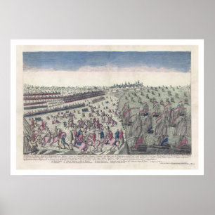 The Battle of Yorktown Print 1781