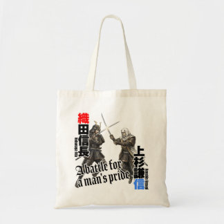 The battles of legendary Japanese warlords Tote Bag