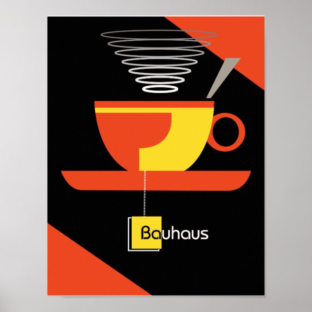 Thé Bauhaus art déco du milieu du siècle (Devant)