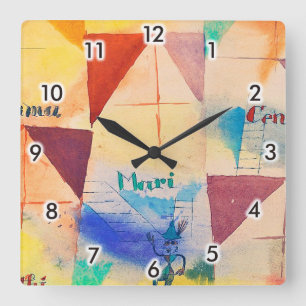 The Bavarian Don Giovanni, Klee Square Wall Clock