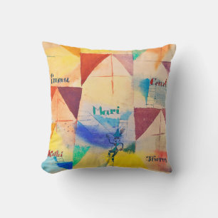 The Bavarian Don Giovanni, Klee Throw Pillow