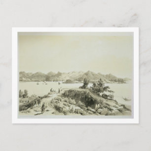 The Bay and Island of Hong Kong, plate 4 from 'Ske Postcard
