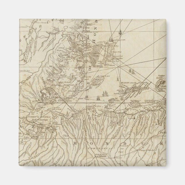 The Bay of Honduras Magnet (Front)