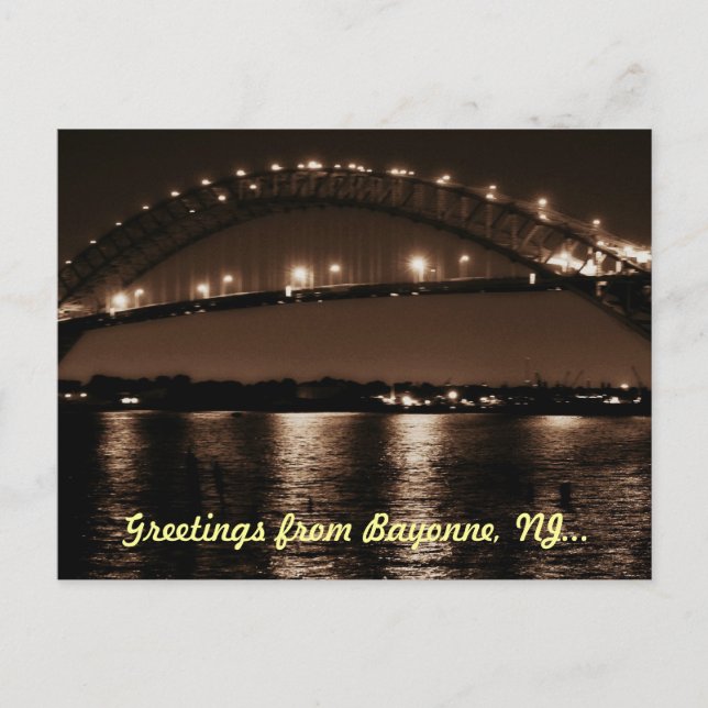The Bayonne Bridge postcard (Front)