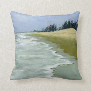 The Beach 2004 Throw Pillow