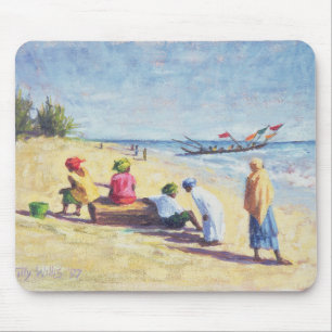 The Beach at Abene Senegal 1997 Mouse Pad