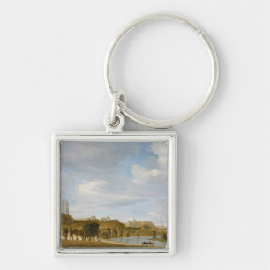 The Beach at Egmond-an-Zee Keychain