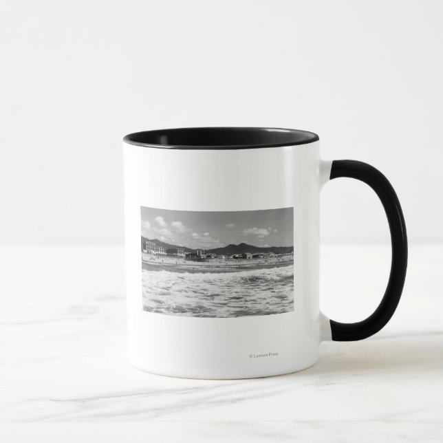 The Beach at Seaside, Oregon Photograph Mug (Right)
