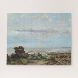 The Beach at Trouville, Gustave Courbet Jigsaw Puzzle
