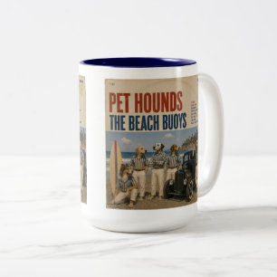 The Beach Buoys: a parody Two-Tone Coffee Mug