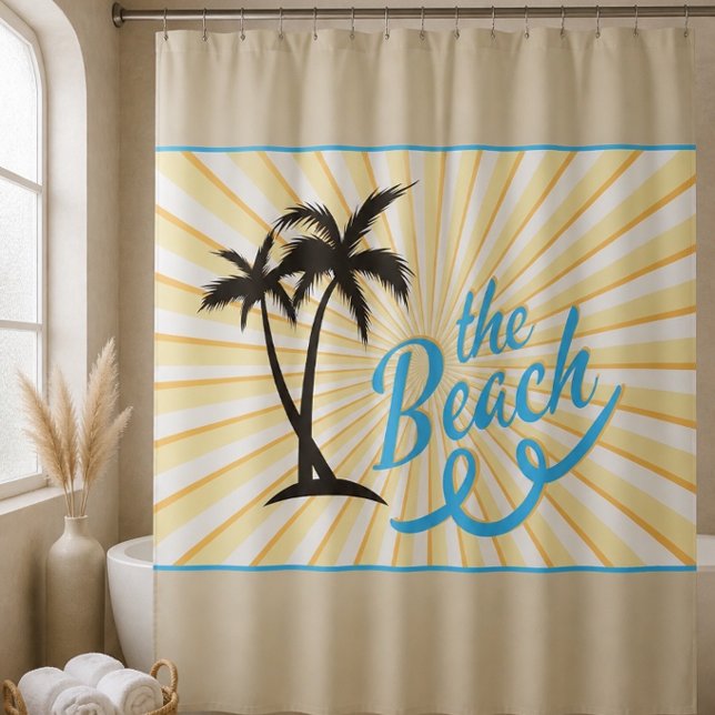 The Beach - Design No 4  Shower Curtain (Creator Uploaded)