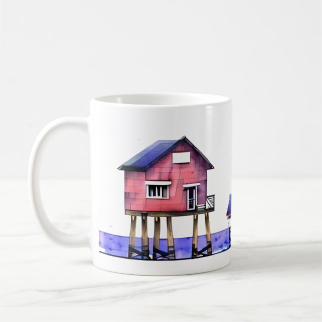 The Beach is my Happy Place Coffee Mug (Left)