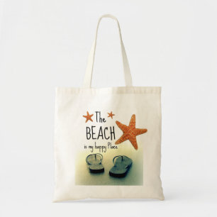 The Beach is my Happy Place Flip Flops Bag