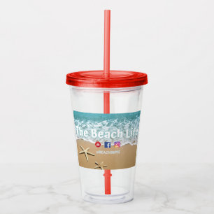 The Beach Life - Acrylic Tumblers
