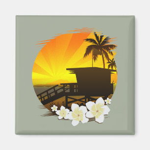 The Beach Life Magnet