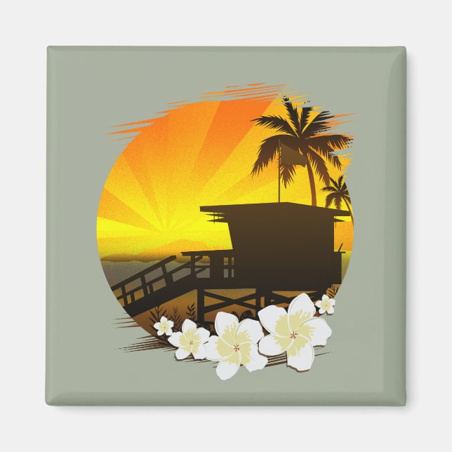 The Beach Life Magnet (Front)