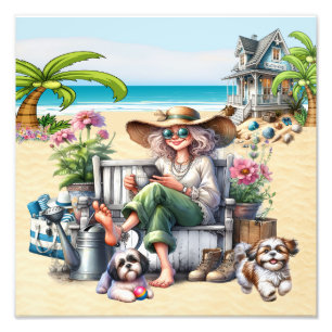 The Beach - My Happy Place Photo Print