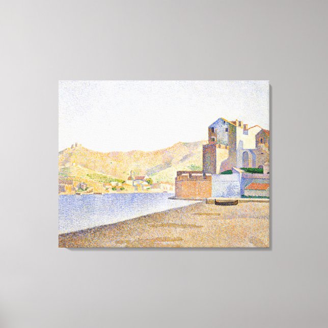 The Beach Town Canvas Print (Front)