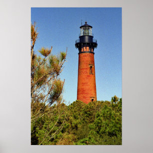 The Beacon of Currituck Beach Poster