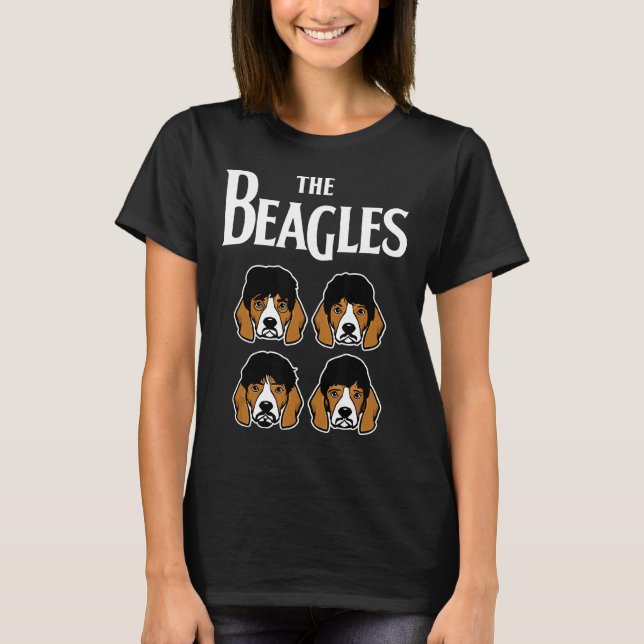 The Beagles  Dog  Parody T-Shirt (Front)