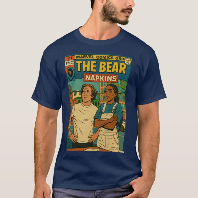 The Bear Napkins Comic T-Shirt (Front)