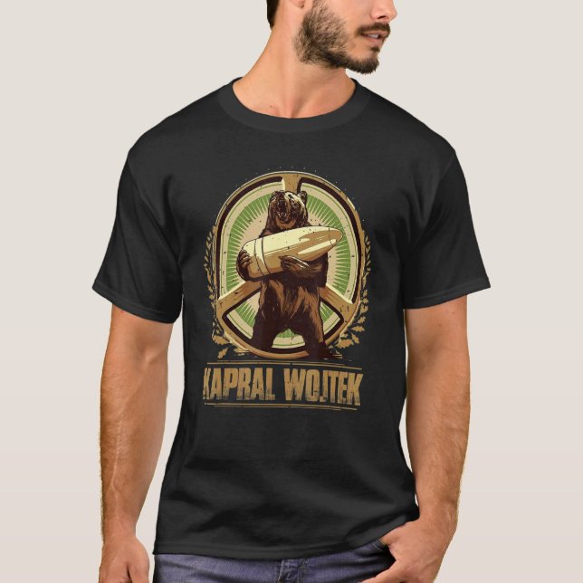The Bear Wojtek Polish Bear Kapral Wojtek 1 T-Shirt (Front)