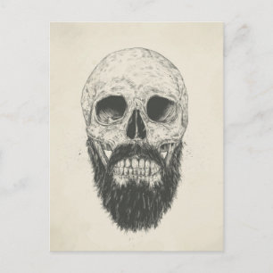 The beard is not dead postcard