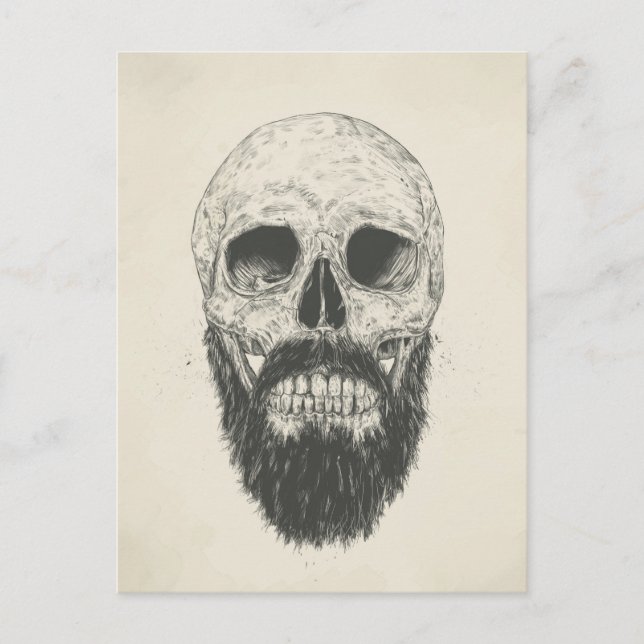 The beard is not dead postcard (Front)