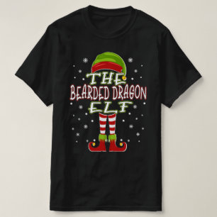 The Bearded Dragon Elf  Family Matching Group 2021 T-Shirt