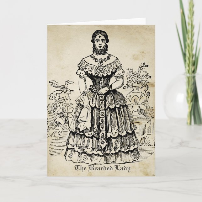 The Bearded Lady Card (Front)