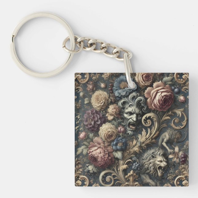 The Beast Within – Gothic Victorian Keychain (Front)