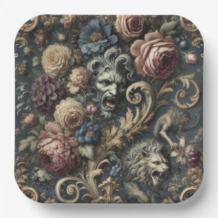 The Beast Within – Gothic Victorian Paper Plate