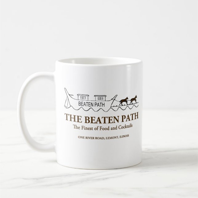 The Beaten Path Restaurant, Lemont, IL Coffee Mug (Left)