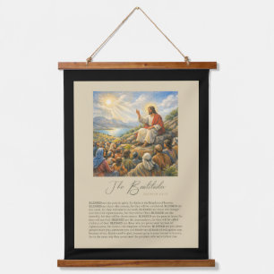 The Beatitudes Matthew 5:3–12 Sermon on the Mount Hanging Tapestry