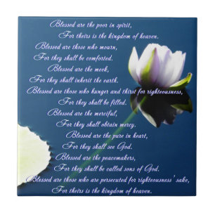 The Beatitudes Tile