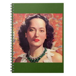 the beauteous Merle Oberon Notebook