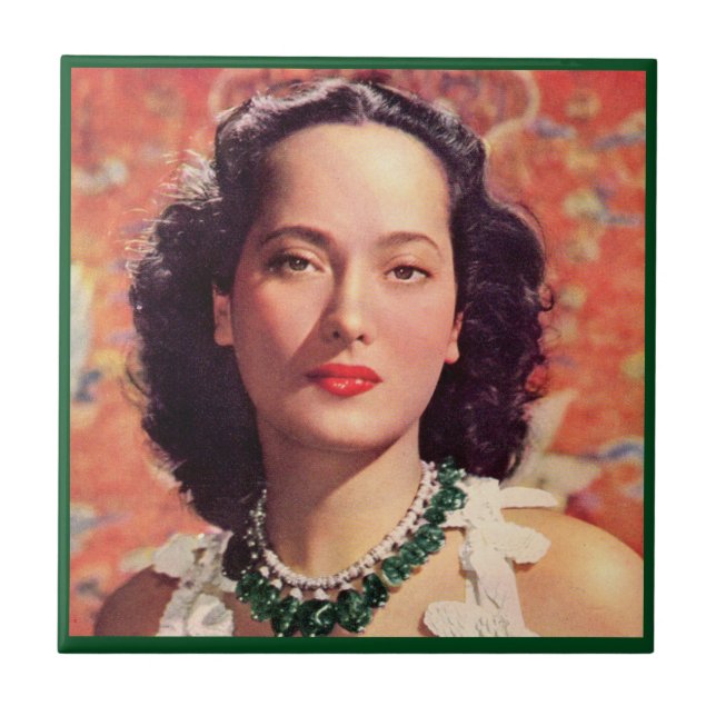 the beauteous Merle Oberon Tile (Front)